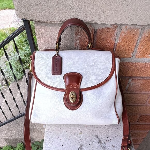 COACH Vintage USA Sheridan Monticello Top Handle Doctors Satchel Bag Crossbody - Picture 1 of 10